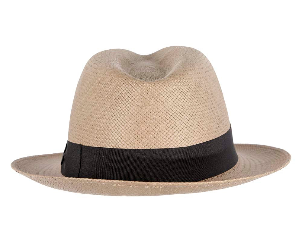 Grey Ecuadorian Panama Brisa Hat Trilby Fedora-5