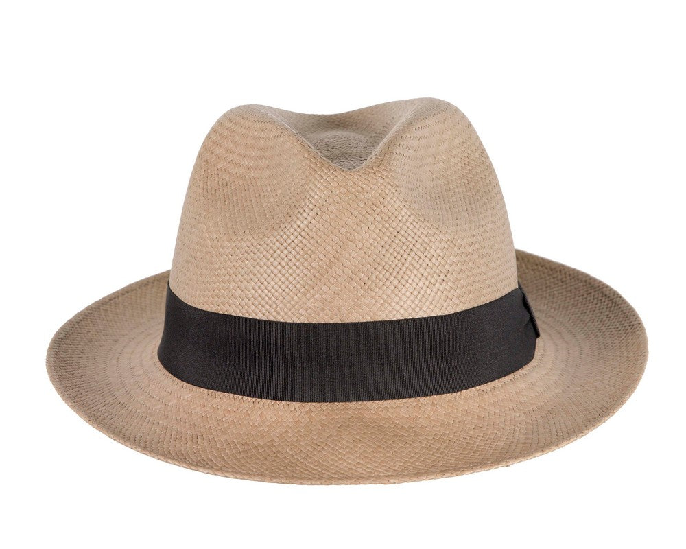 Grey Ecuadorian Panama Brisa Hat Trilby Fedora-2