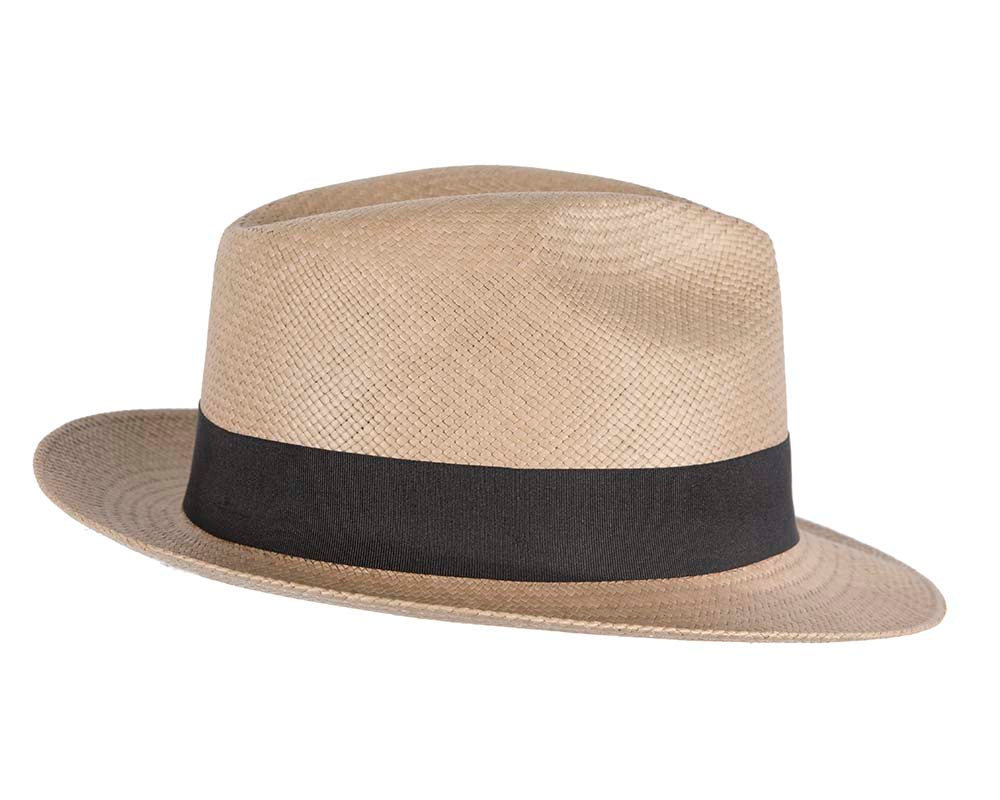 Grey Ecuadorian Panama Brisa Hat Trilby Fedora-3