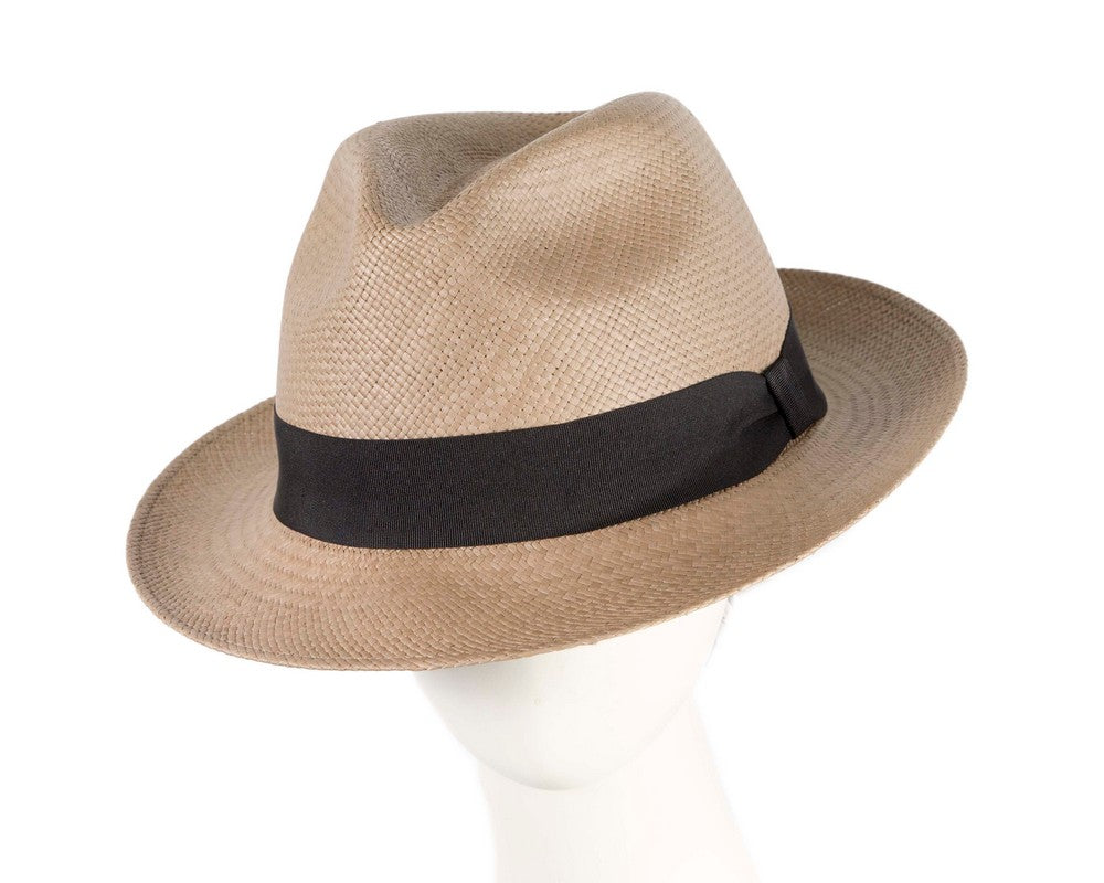 Grey Ecuadorian Panama Brisa Hat Trilby Fedora-0