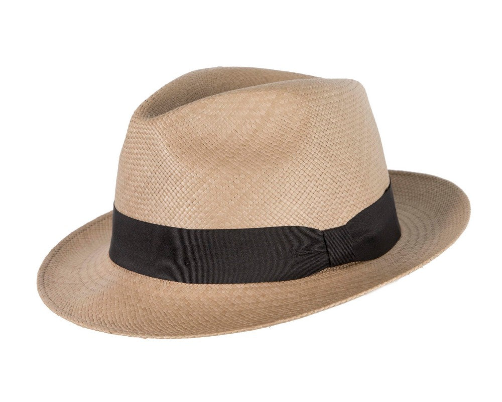 Grey Ecuadorian Panama Brisa Hat Trilby Fedora-1