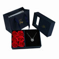 Immortal Flower Jewelry Box with Roses and Window-0