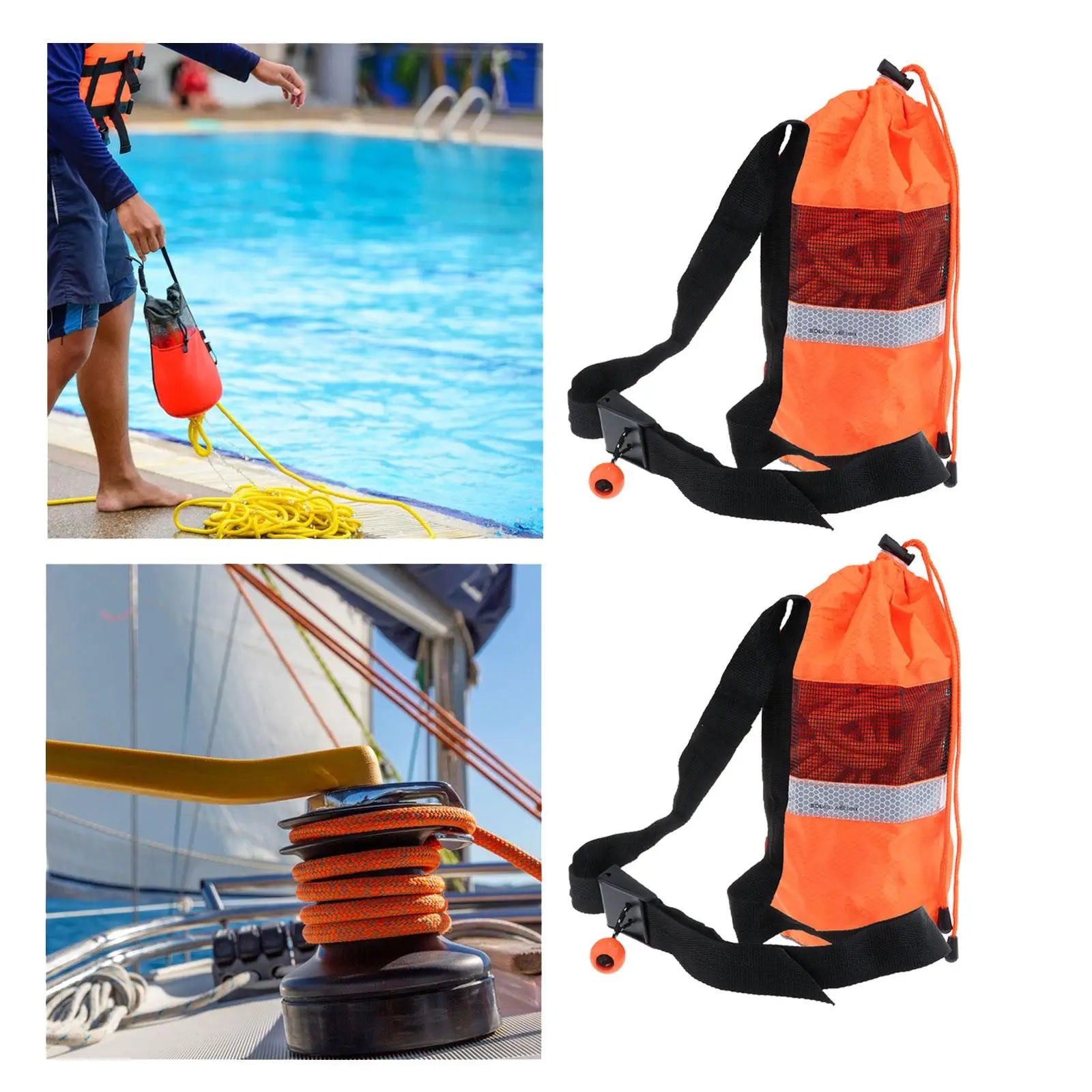 Water Throwable Throw Bag with 8mm Rope-3
