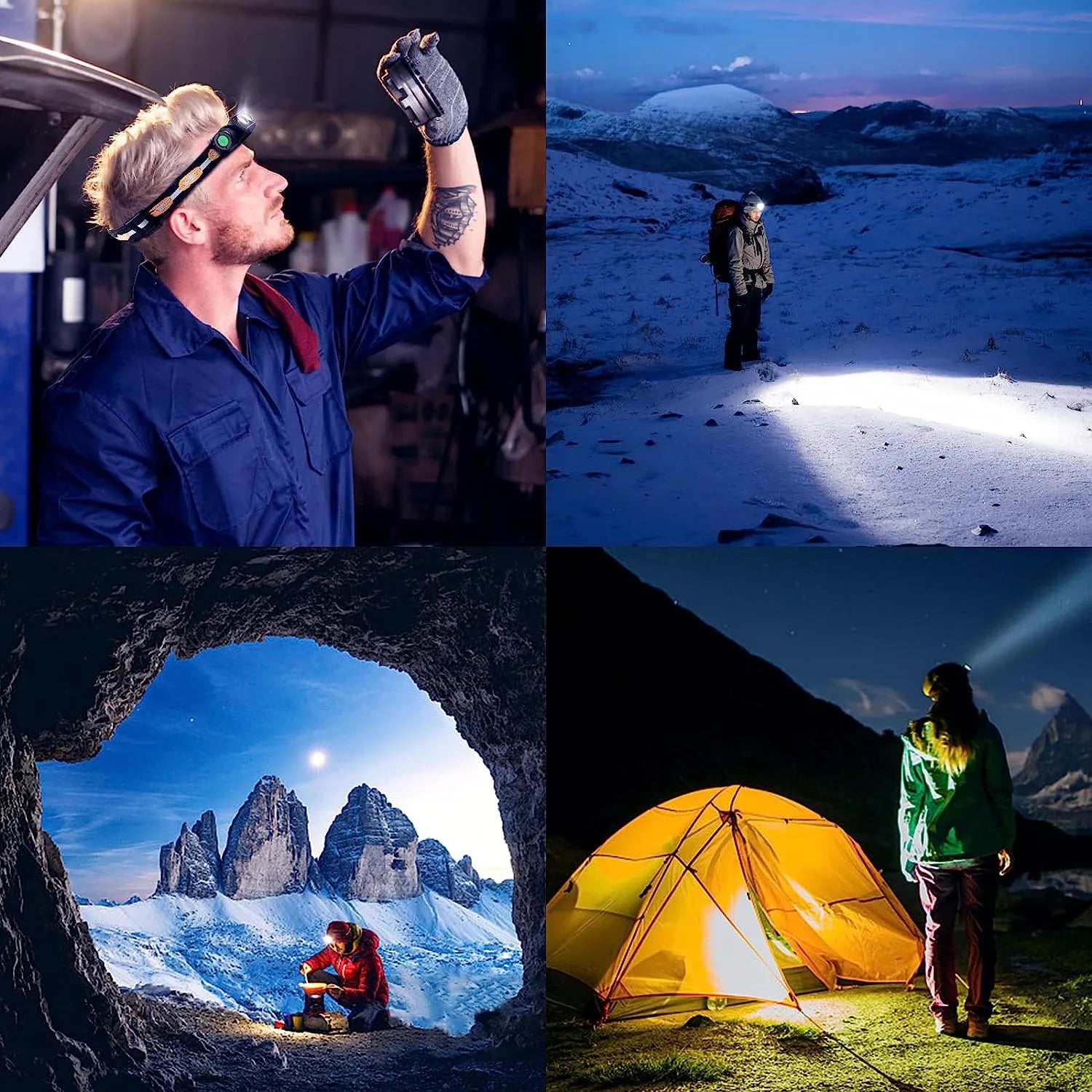 Wurkkos H25L USB Rechargeable 1000LM 18650 Headlamp-3
