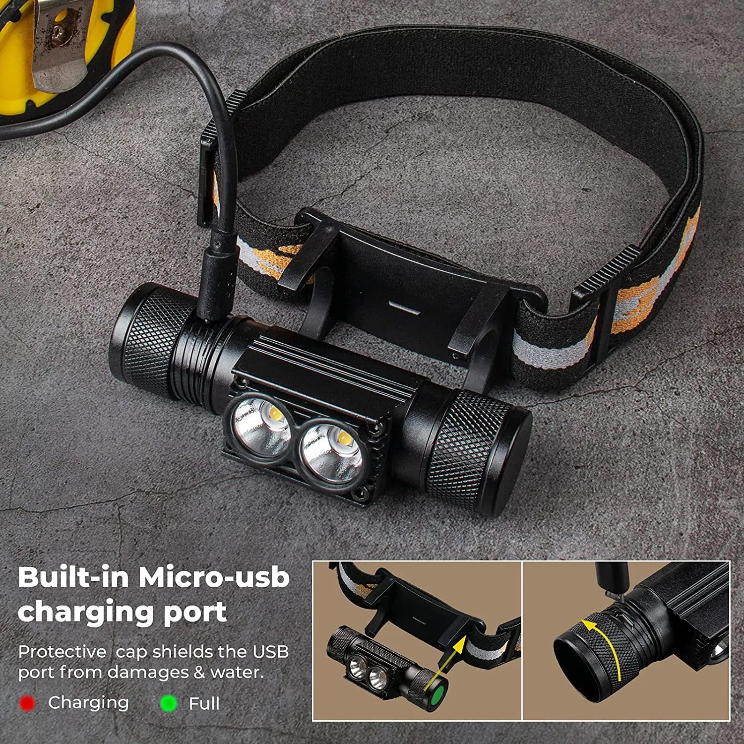 Wurkkos H25L USB Rechargeable 1000LM 18650 Headlamp-2