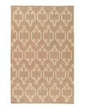 Canvello Light Brown Modern Flat Weave Rug - 5' X 8'-0