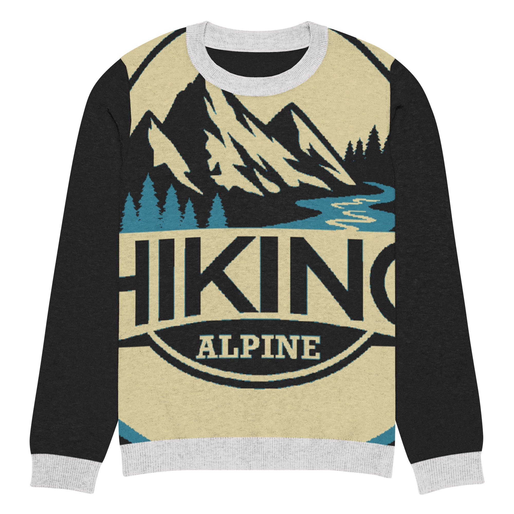 Hiking Alpine Knitted crew neck sweater-7