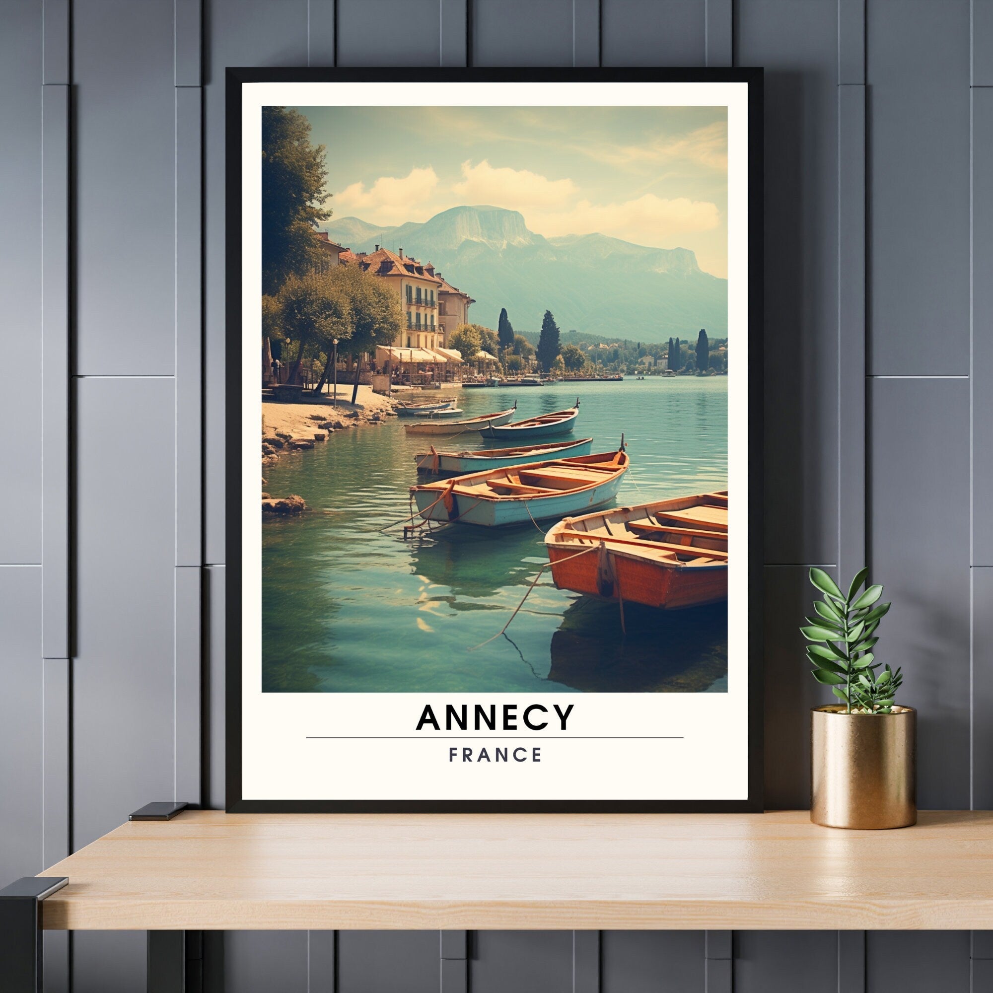 Impression Annecy | Affiche de Voyage Annecy | Photographie France-0
